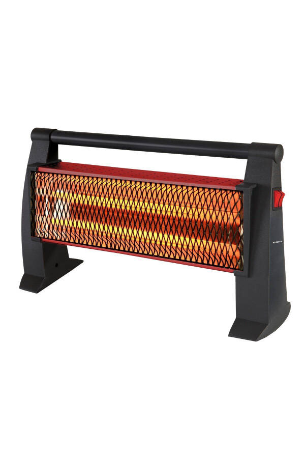 Burgundy Quartz Heater 1200 Watt LX-2819 - 4