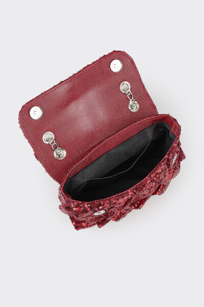 Burgundy Women's Crossbody Bag - 4