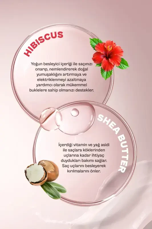 Burishgan Buklalar Hibiskus & Shea Yog'i Durulanmaydigan Parvarish Kremi 175 ml - 3