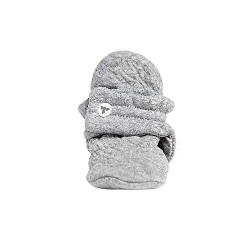 Burt's Bees Baby Baby Gender Neytral Rangi 0 dan 9 Oygacha Bolgan Oyoq Kiyimi Paypoq, Kviltli Heather Kulrang, 3 6 Unisex Chaqaloq - 3