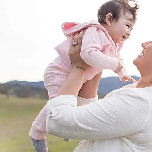 Burt's Bees Baby Baby Svetşotlar, Yengil Zip-up Kurtkalar Kapüşonlu Paltolar, Organik Paxta - 2