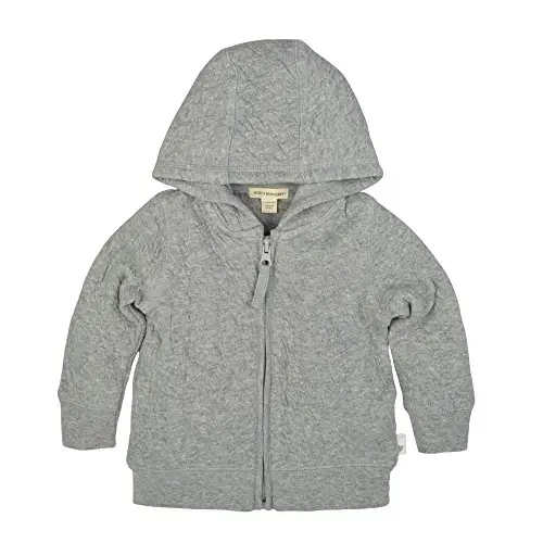 Burt's Bees Baby unisex-baby Sweatshirts, Lightweight Zip-up Jackets Hooded Coats, Organic Cotton - BURT'S BEES BABY