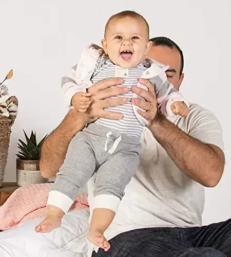 Burt's Bees Baby Bolalar sviterlari, Yengil fermuarli kurtkalar, Kapüşonli paltolar, Organik paxta - 4