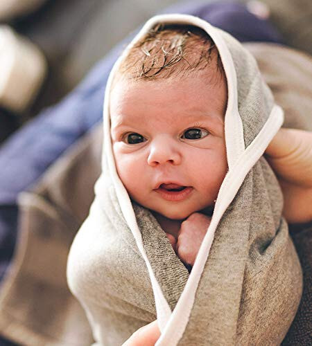 Burts Bees Baby Infant Hooded Towels Honey Bee Organic Cotton, Unisex Banyo Gereçleri va Yangi Tug'ilganlar uchun Zaruriy Narsalar, Kaputli Yumshoq Bolalar Havlu Seti, 2-Paket Hajmi 29 x 29 dyuym - 12