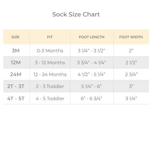 Burt's Bees Baby Unisex Baby Socks Ankle or Crew Height Made with Soft Organic Cotton, 6 Packs with Non-Slip Grips for Babies - 39