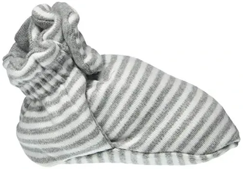 Burt's Bees Baby Unisex Booties Organic Cotton Newborn Essentials Shoes for Infants - 6