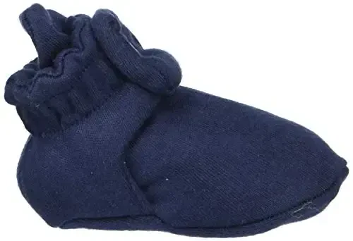 Burt's Bees Baby Unisex Booties Organic Cotton Newborn Essentials Shoes for Infants - 6