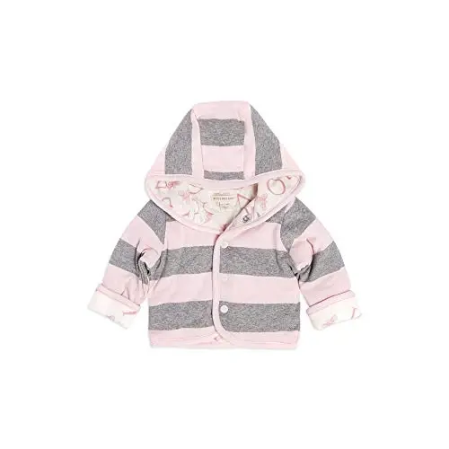 Burt's Bees Baby Unisex Kurtka, Yengil Zipsiz Svitshot Kaputli Palto yoki Jilet, Organik Paxta 
