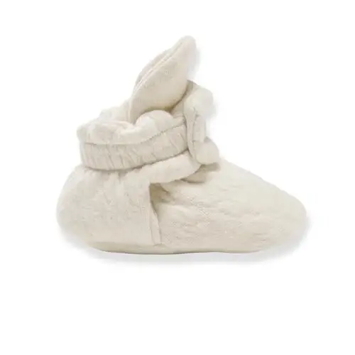 Burt's Bees Baby Unisex Booties Organic Cotton Newborn Essentials Shoes for Infants - 2