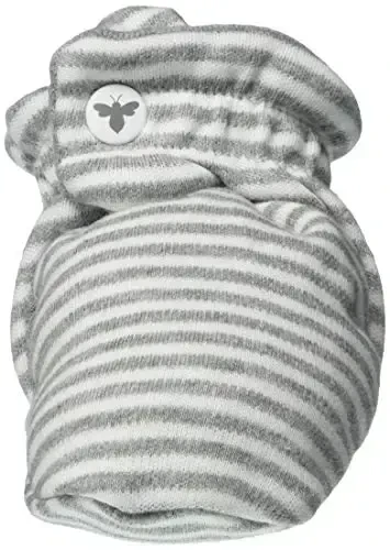 Burt's Bees Baby Unisex Booties Organic Cotton Newborn Essentials Shoes for Infants - BURT'S BEES BABY (1)