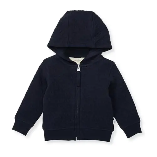 Burt's Bees Baby Unisex Jacket, Lightweight Zip-up Sweatshirt Hooded Coat or Vest, Organic Cotton 