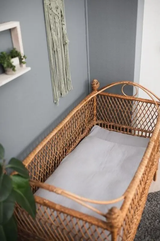 Bürümcük Müslin Bebek Nevresim Takımı 70x110 Cm %100 Organik Pamuk 15 Cm Yatak Yüksekliği(DOVE GRİ) - Gri - 2