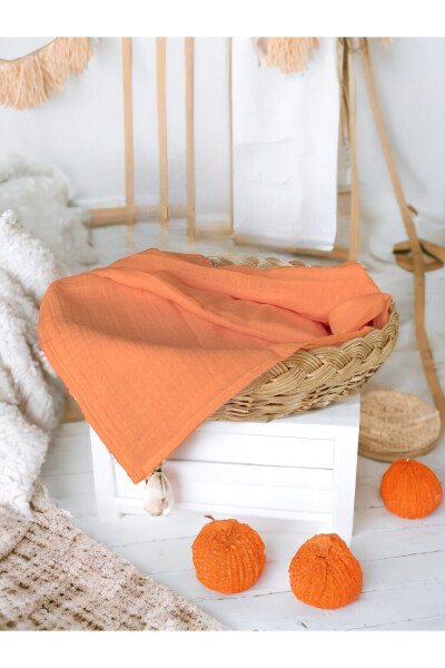 Bürümcük Müslin Örtü Bebek Battaniyesi Organik Pamuk 