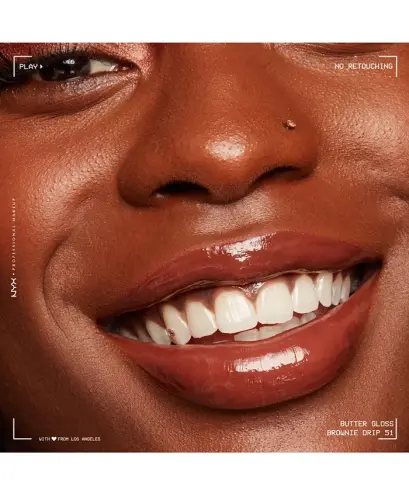 Butter Gloss Non-Stick Lip Gloss-Brownie Drip - 6