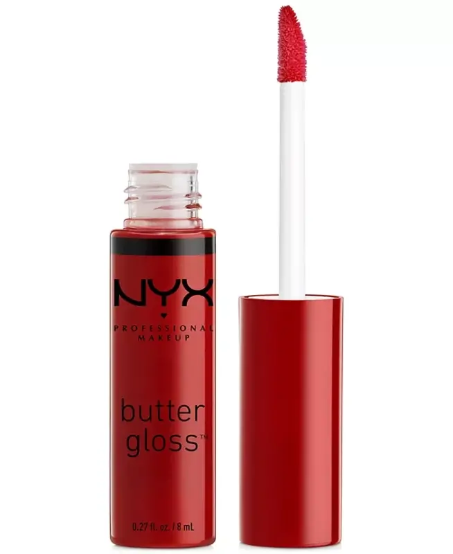 Butter Gloss Non-Stick Lip Gloss-Red Velvet - NYX PROFESSIONAL MAKEUP