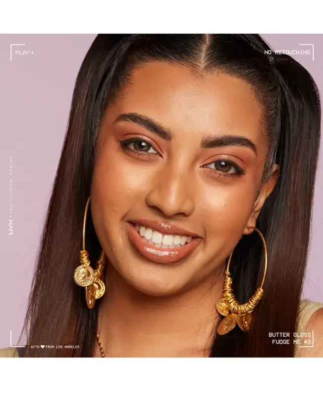 Butter Gloss Non-Stick Lip Gloss - Fudge Me - 3