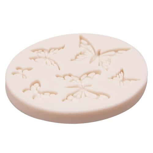 Butterfly Chocolate Mold 2 Pcs, Butterfly Silicone Fondant Mold for Cake Decoration Candy Sugar Cupcake Topper Cake Polymer Clay Crafts Epoxy Resin - 5