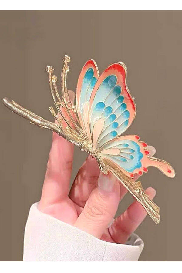 Butterfly Metal Buckle Clasp 11 Cm. - 1