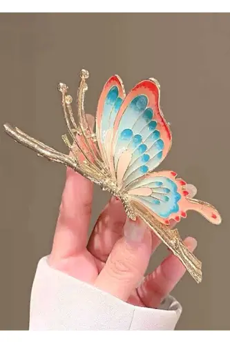 Butterfly Metal Buckle Clasp 11 Cm. 