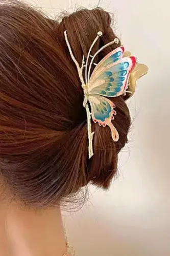 Butterfly Metal Buckle Clasp 11 Cm. - 3