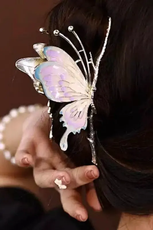 Butterfly Metal Clasp Buckle 11 Cm. - 3