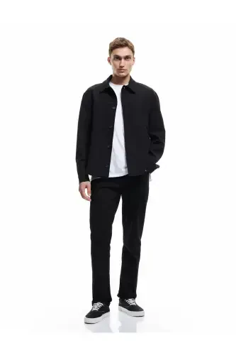 Button Detailed Straight Fit Jeans - Mark Jea - 1