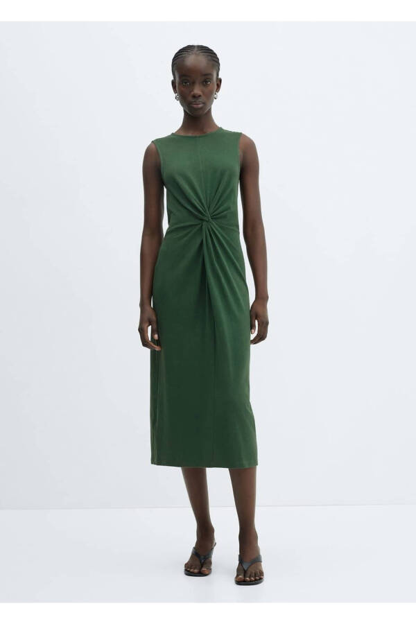 Button-down cotton dress - 2