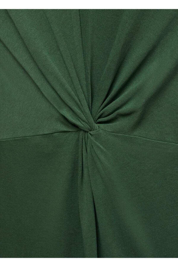 Button-down cotton dress - 5