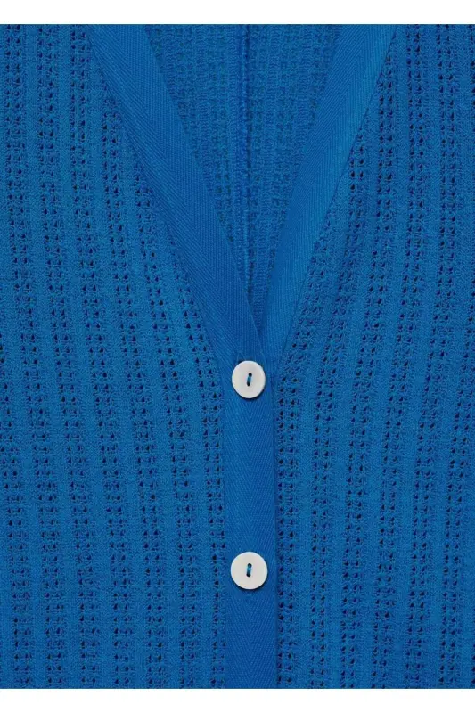 Button-Down Crochet Dress - 8