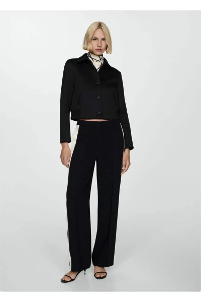 Button-Down Straight-Cut Jacket - MANGO (1)