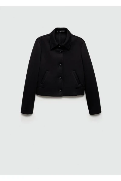 Button-Down Straight-Cut Jacket - 3