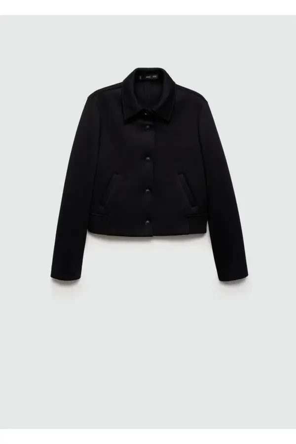 Button-Down Straight-Cut Jacket - 3