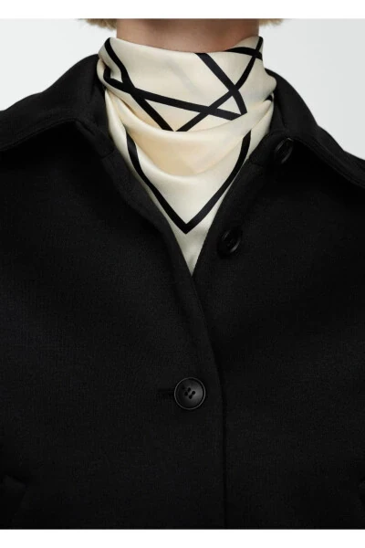 Button-Down Straight-Cut Jacket - 5