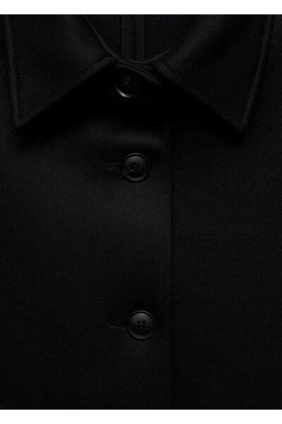 Button-Down Straight-Cut Jacket - 7