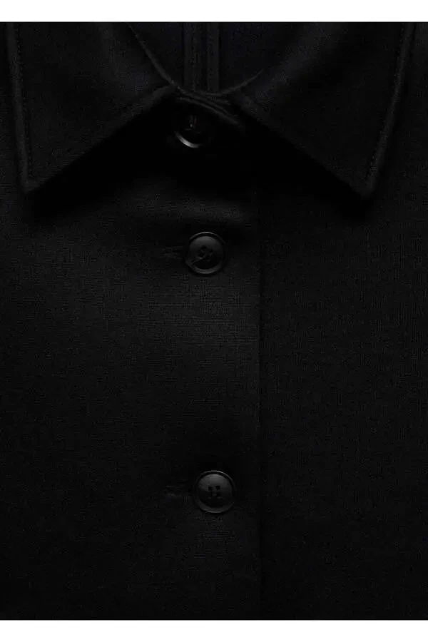 Button-Down Straight-Cut Jacket - 7