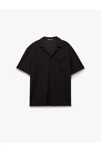 Button-Down Turnover Collar Regular Fit Classic Short Sleeve - 3