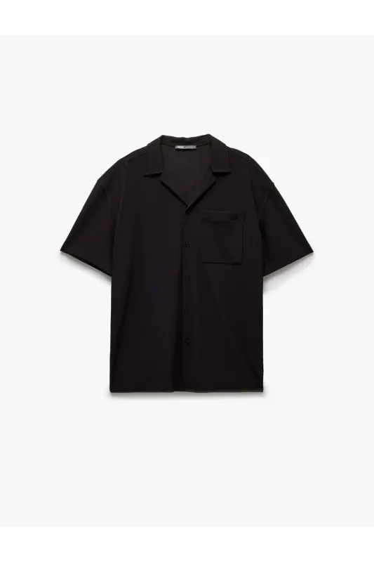 Button-Down Turnover Collar Regular Fit Classic Short Sleeve - 3