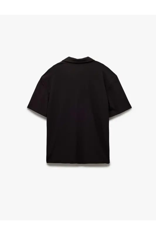 Button-Down Turnover Collar Regular Fit Classic Short Sleeve - 4