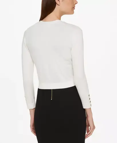 Button Sleeve Cardigan-Ivory - TOMMY HILFIGER (1)