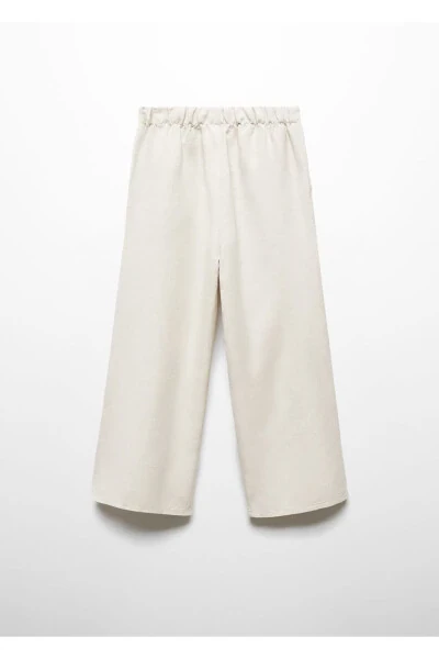 Button-up linen pants - 4