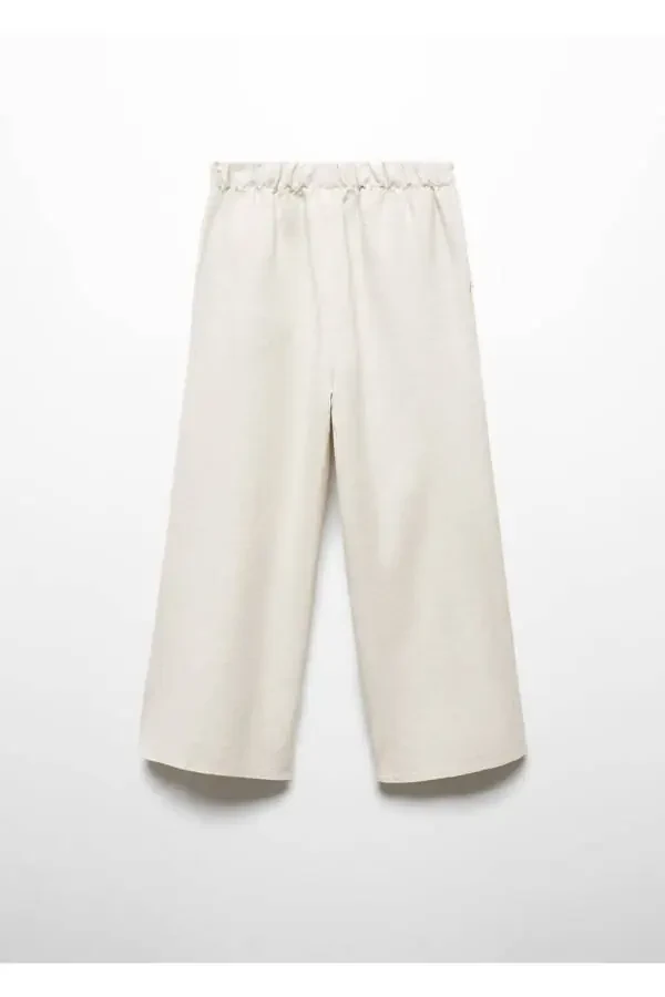 Button-up linen pants - 4
