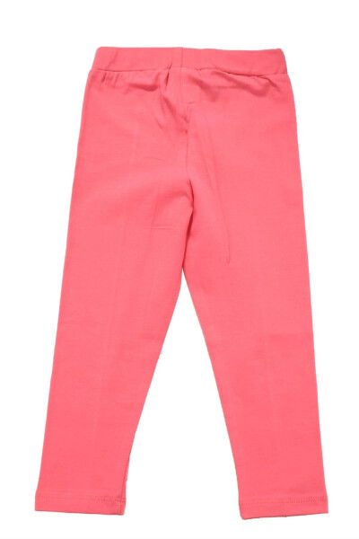 Buttoned Baby Girl Leggings Pink - 28