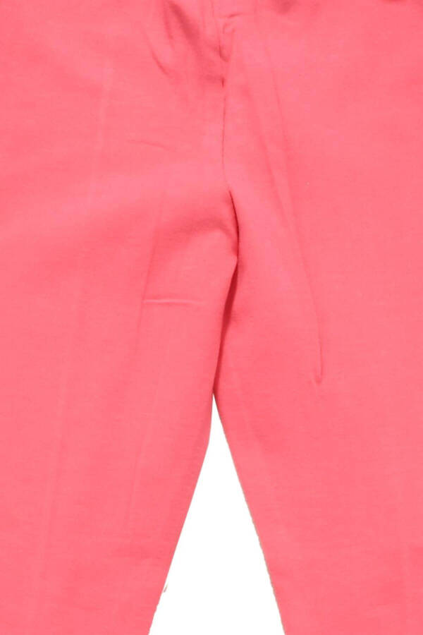 Buttoned Baby Girl Leggings Pink - 14