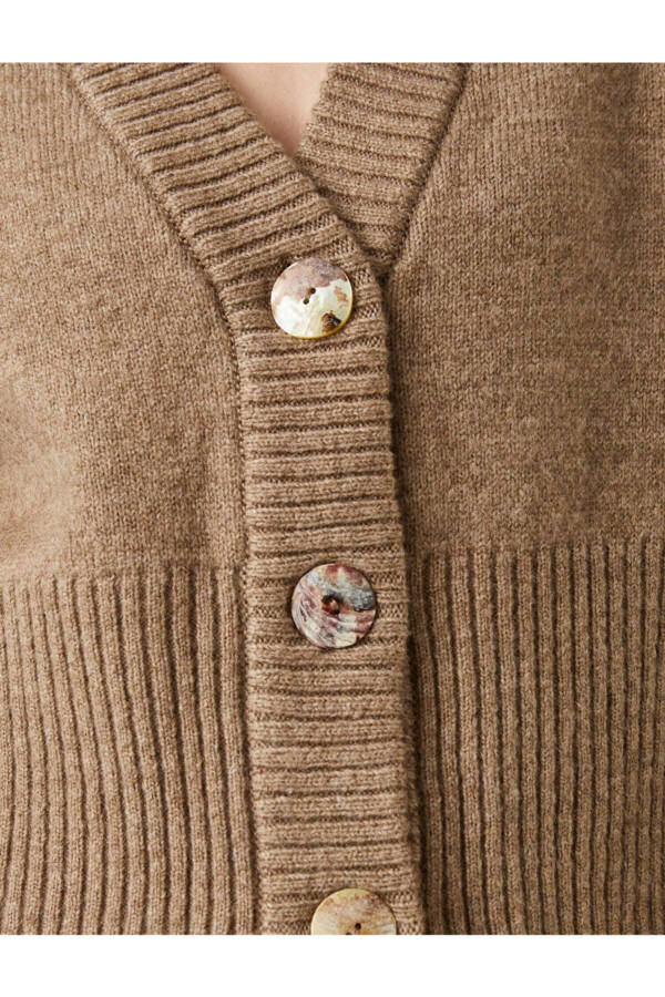 Buttoned Cardigan - 5