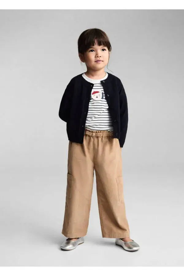 Buttoned Knit Cardigan - 2