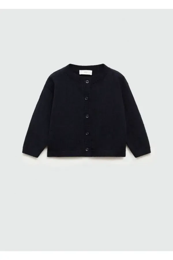 Buttoned Knit Cardigan - 3