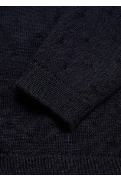 Buttoned Knit Cardigan - 5