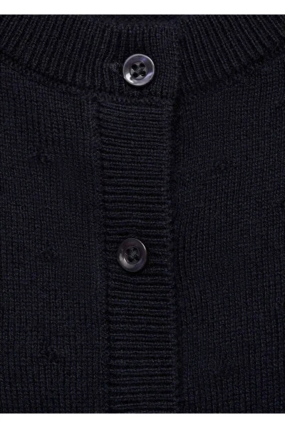 Buttoned Knit Cardigan - 7