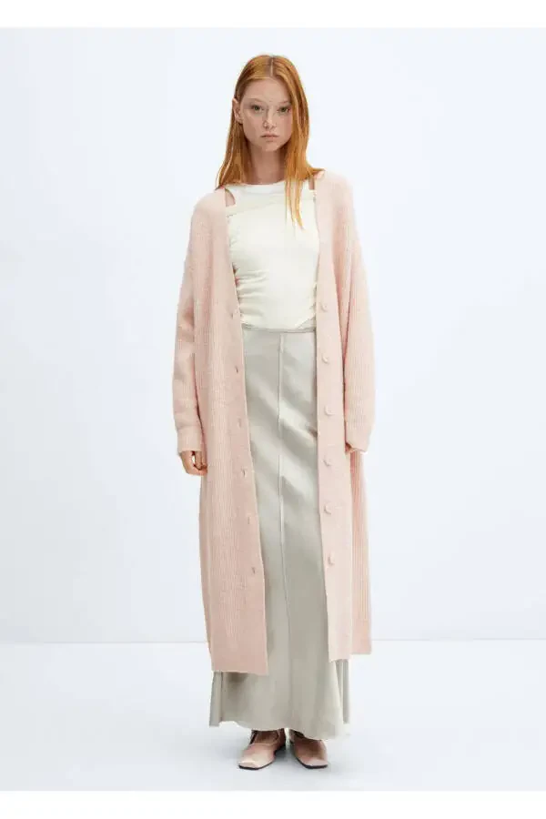 Buttoned long cardigan - 2