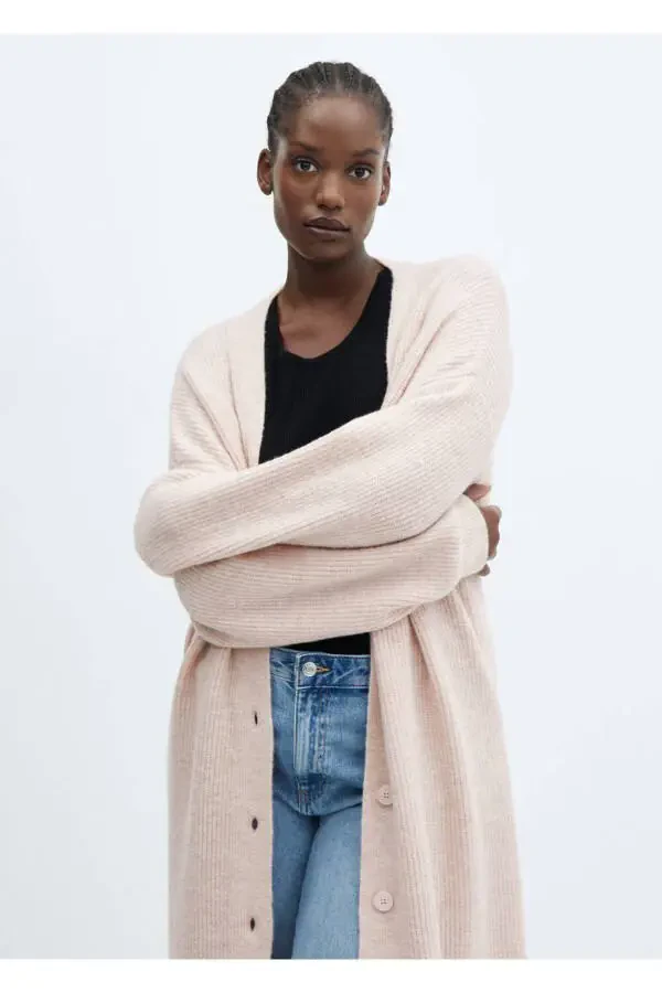 Buttoned long cardigan - 7